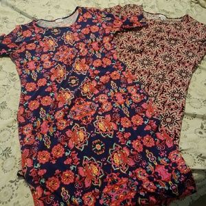 Bundle of 2 Lularoe Julia dresses